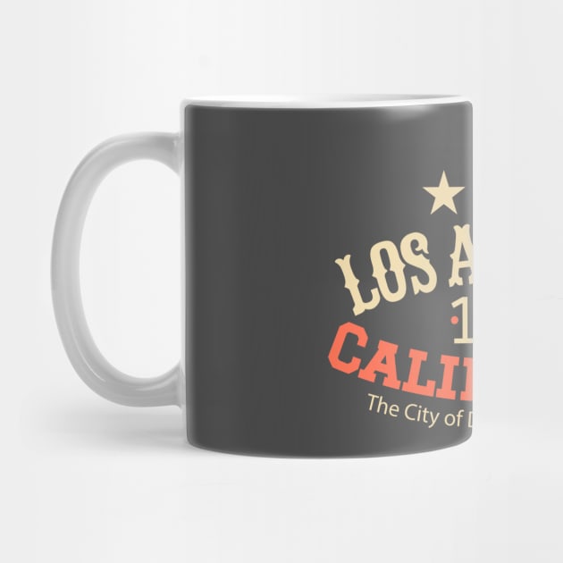 Los Angeles California 1888 - Los Angeles College style Logo by Boogosh